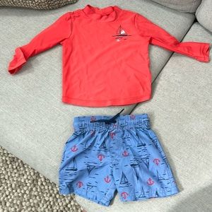 Carters Bathing Suit set